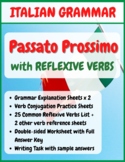 Italian Passato Prossimo Verbs (w/ Reflexive Verbs) - Work
