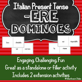 Italian Present Tense -ERE Dominoes Activity