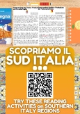 Italian Reading Comprehension + Essay Worksheets - Souther