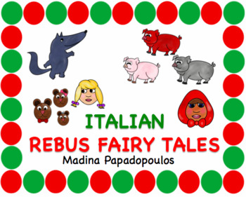 Preview of Italian Rebus Fairy Tales BUNDLE!
