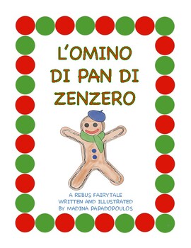 Preview of Italian Rebus Fairytale "The Gingerbread Man"