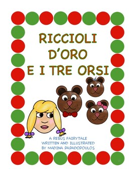 Preview of Italian Rebus "Goldilocks & the Three Bears"