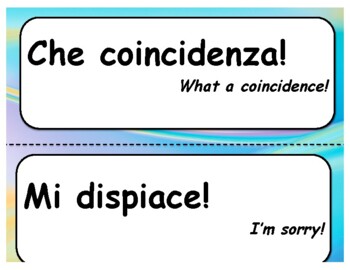 Preview of Italian Rejoinders & Conjunction phrases