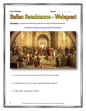 Italian Renaissance - Webquest with Key