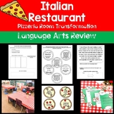 Italian Restaurant Pizzeria Room Transformation- Language 