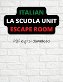 Italian School-themed Escape Room