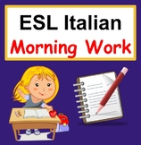 Italian Speakers ESL Newcomer Activities: ESL Back to Scho