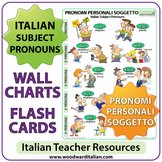 Italian Subject Pronouns - Charts