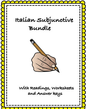 Preview of Italian Subjunctive Bundle: Top 6 Resources @35% off! (Congiuntivo)