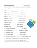 Italian Subjunctive Worksheet: Congiuntivo Presente (16 qu