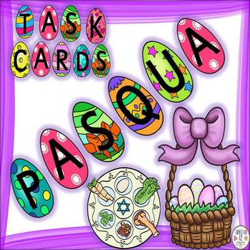 Preview of Italian Task Cards: La Pasqua