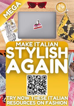 Preview of Italian Teaching Resource on Fashion in Italy - MEGA - 50% OFF