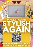 Italian Teaching Resource on Fashion in Italy - MEGA - 50% OFF