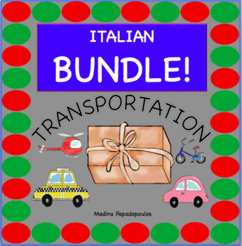Preview of Italian Transport BUNDLE!