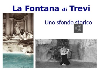Preview of Italian Trevi Fountain Presentation and Historic Overview PPT