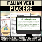 Italian Verb PIACERE