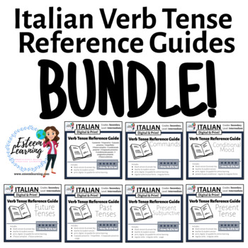 Preview of Italian Verb Tense Booklet Bundle