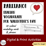 Italian Vocabulary + Activity Unit for Valentine's Day - D
