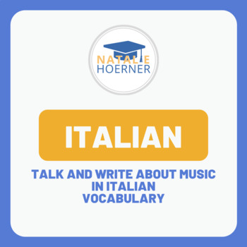 Preview of Italian topic: Music - Vocabulary