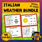 ITALIAN WEATHER BOOM CARDS ⭐ Italian Weather Flashcards ⭐ 