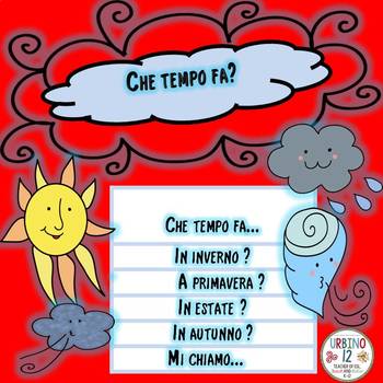 Preview of Italian Weather  Flipbook Project