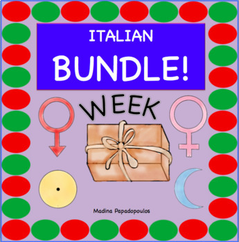 Preview of Italian Week BUNDLE!