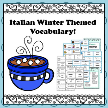 Preview of Christmas in Italy | Italian Vocabulary