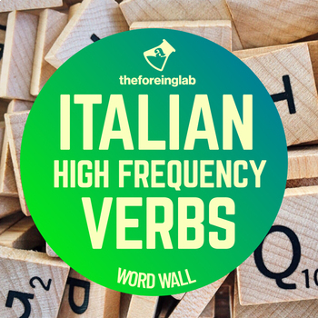 Preview of Italian Word Wall: High Frequency Verbs