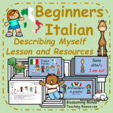 Italian lesson and resources : Describing myself