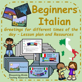 Italian lesson and resources : Greetings for different tim