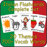 Italian to English Vocab Learning Flashcards: Essential Vo