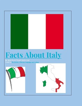 Preview of (EUROPE GEOGRAPHY) Italy:  Reading Activity Guide