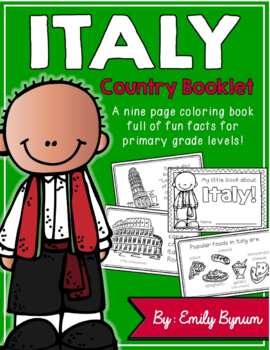 Preview of Italy Booklet (A Country Study!)