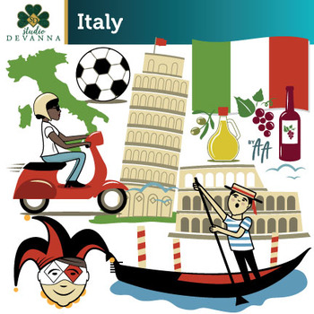 Preview of Italy Clip Art