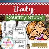 Italy Country Study: Fun Facts, Dramatic Play Boarding Pas