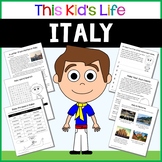 Italy Country Study: Reading & Writing + Google Slides/PPT Distance Learning