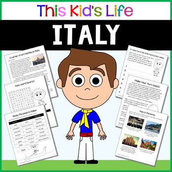 Preview of Italy Country Study: Reading & Writing + Google Slides/PPT Distance Learning