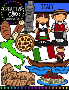 Preview of Italy {Creative Clips Digital Clipart}
