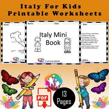 Preview of Italy For Kids