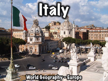 Preview of Italy PowerPoint - Geography, History, Government, Economy, Culture and More