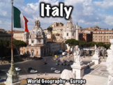 Italy PowerPoint - Geography, History, Government, Economy