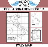 Italy Map Collaboration Poster