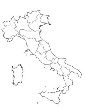 Preview of Italy Map Fill In