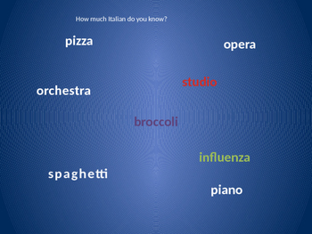 Preview of Italy and the Italian Language - Quick Introduction