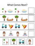 Italy themed What Comes Next preschool educational learnin