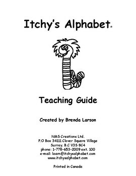 Preview of Itchy's Alphabet Teaching Guide