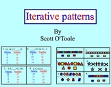 Iterative Patterns Math Smartboard Lesson