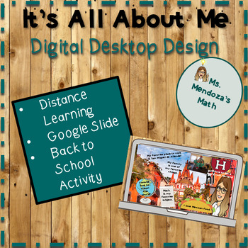 Its All About Me Digital Desktop Design for Distance Learning by ...