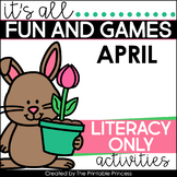 Spring Literacy Activities and Partner Games for Kindergarten