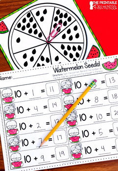 its all fun games summer themed activities for kindergarten math only